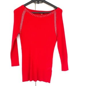 Vila Milano Vibrant Red Blouse